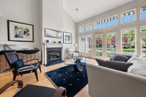 Fireplace, Interior, Living room, Wood Texture Flooring