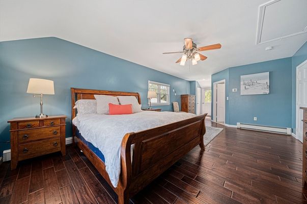 Bedroom, Interior, Wood Texture Flooring