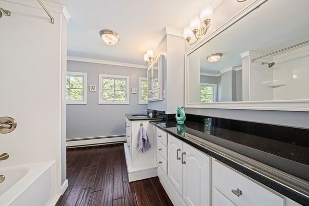 Bathroom, Interior, Wood Texture Flooring