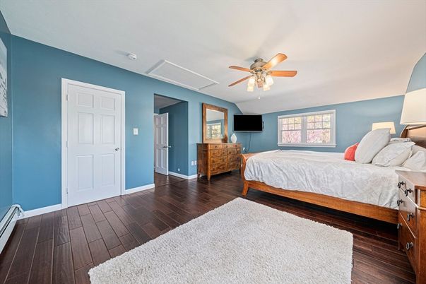 Bedroom, Interior, Wood Texture Flooring