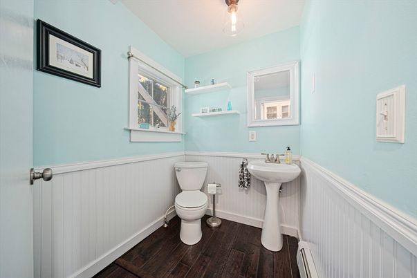 Bathroom, Interior, Wood Texture Flooring