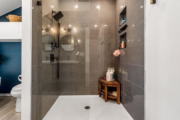 Bathroom, Glass Shower, Interior