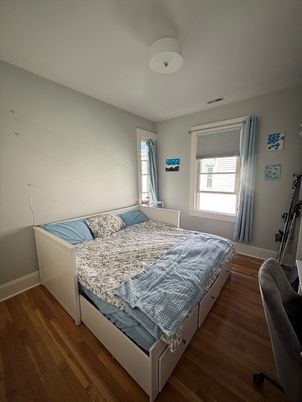 Bedroom, Interior, Wood Texture Flooring