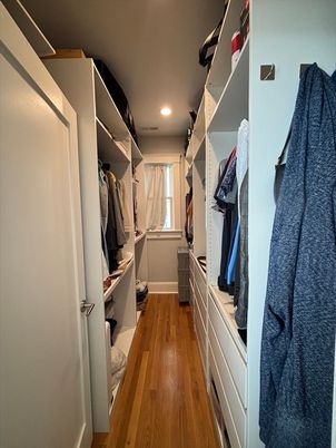 Interior, Recessed Lighting, Walk-in Closets, Wood Texture Flooring