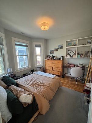 Bedroom, Home Office, Interior, Wood Texture Flooring
