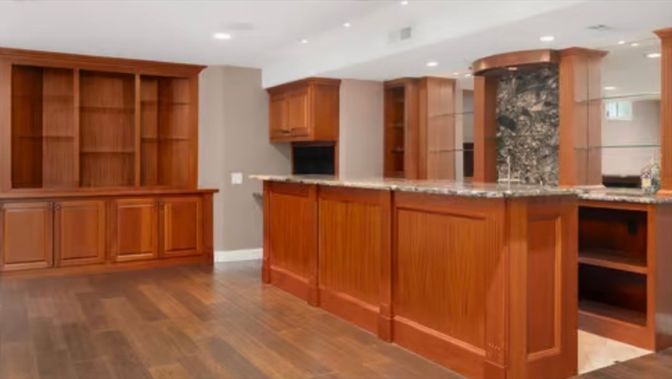 Interior, Recessed Lighting, Wood Texture Flooring