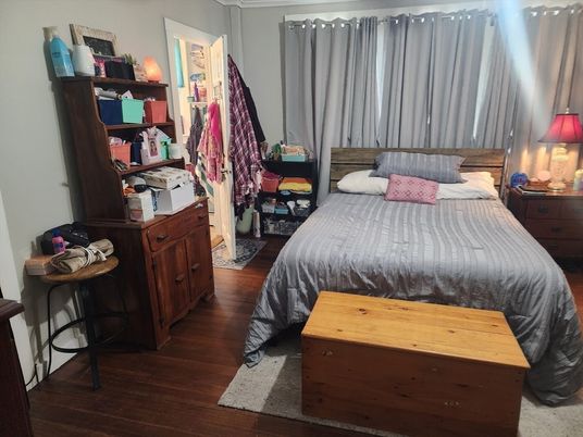 Bedroom, Interior, Wood Texture Flooring