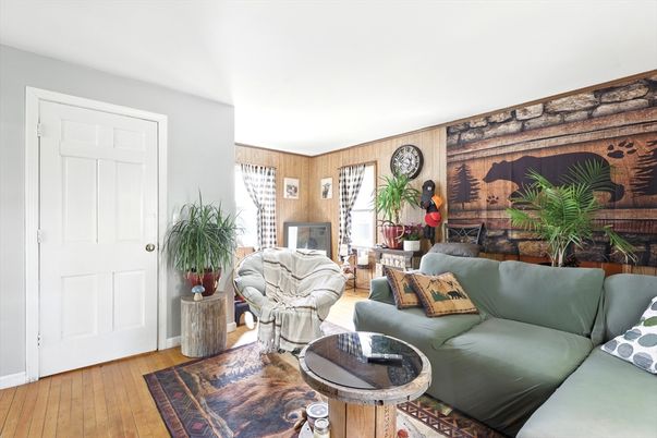 Interior, Living room, Wood Texture Flooring, Wooden Walls