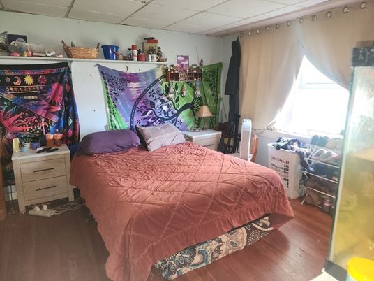 Bedroom, Interior, Wood Texture Flooring