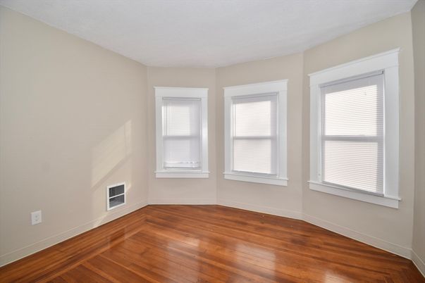 Empty room, Fireplace, Interior, Wood Texture Flooring