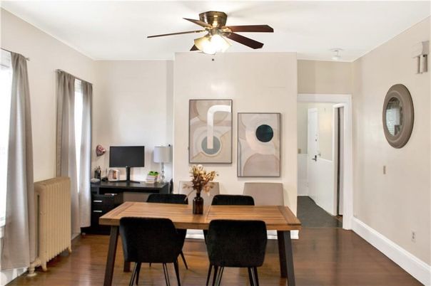 Dining room, Interior, Wood Texture Flooring