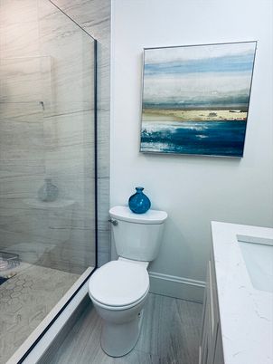 Bathroom, Glass Shower, Interior