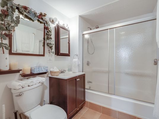 Bathroom, Glass Shower, Interior