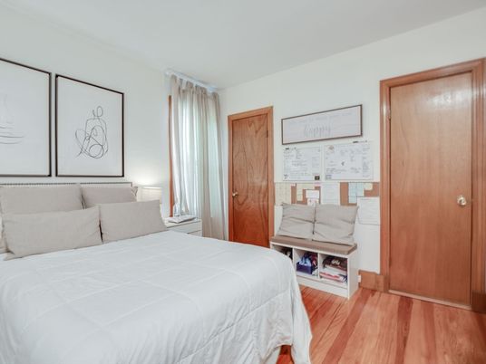 Bedroom, Interior, Wood Texture Flooring