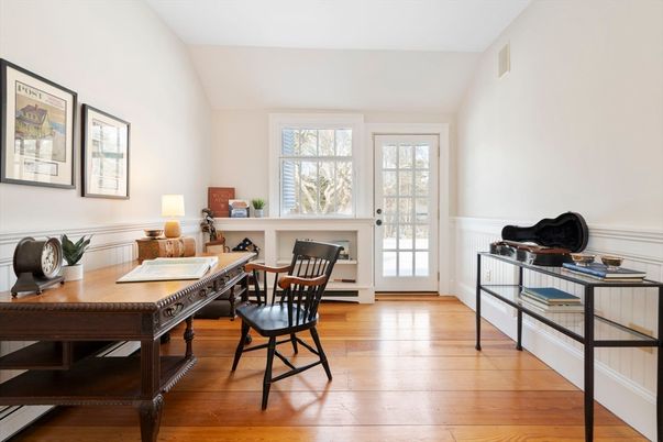 Home Office, Interior, Wood Texture Flooring