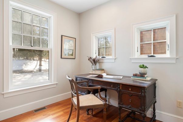 Home Office, Interior, Wood Texture Flooring