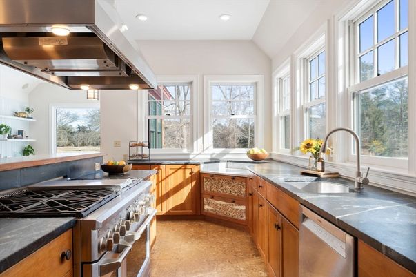 Interior, Kitchen, Recessed Lighting, Stainless Steel Appliances
