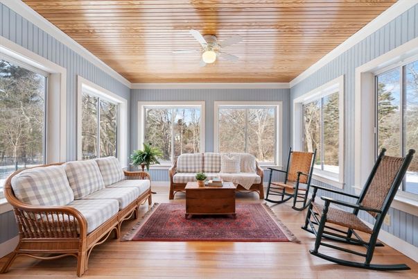 Interior, Living room, Sun Room, Wooden Ceilings, Wood Texture Flooring