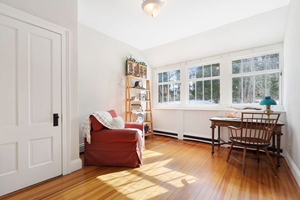 Home Office, Interior, Wood Texture Flooring