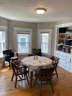 Dining room, Interior, Wood Texture Flooring