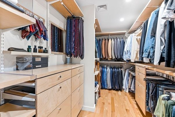 Interior, Recessed Lighting, Walk-in Closets, Wood Texture Flooring
