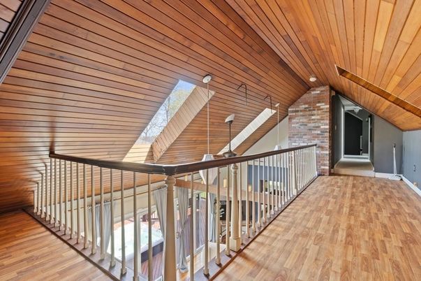 Fireplace, Interior, Stone Walls, Wooden Ceilings, Wood Texture Flooring, Wooden Walls