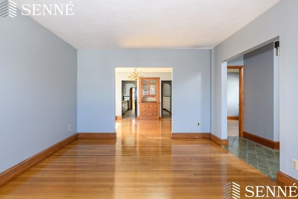 Chandelier, Empty room, Interior, Wood Texture Flooring