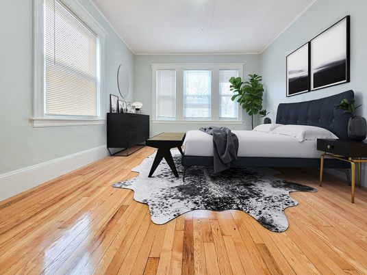 Bedroom, Interior, Wood Texture Flooring