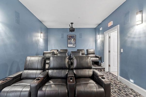 Game Room, Interior, Recessed Lighting