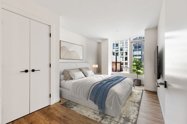 Bedroom, Interior, Wood Texture Flooring