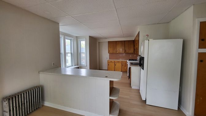 Interior, Kitchen, Wood Texture Flooring