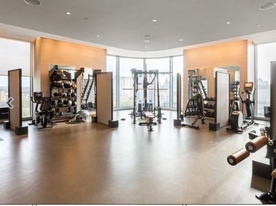 Fitness Equipment, Gym, Interior, Recessed Lighting
