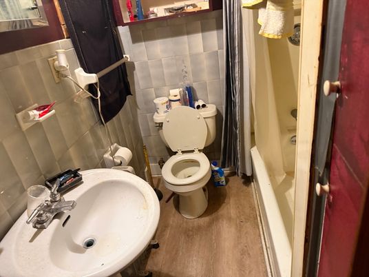 Bathroom, Interior, Wood Texture Flooring