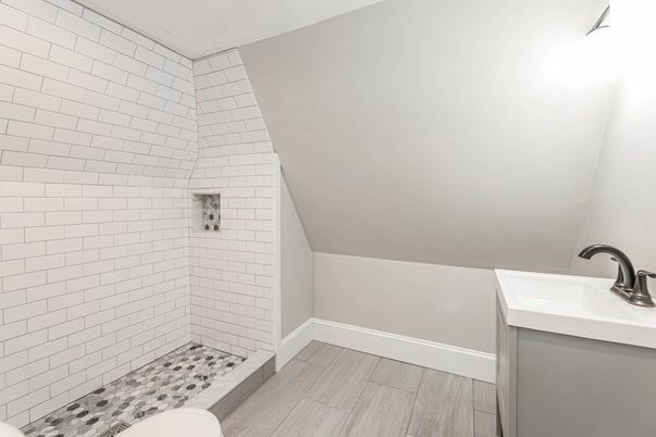 Bathroom, Interior, Wood Texture Flooring