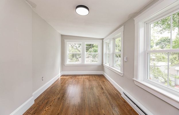 Empty room, Interior, Wood Texture Flooring