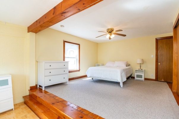 Bedroom, Interior, Wooden Beams, Wood Texture Flooring