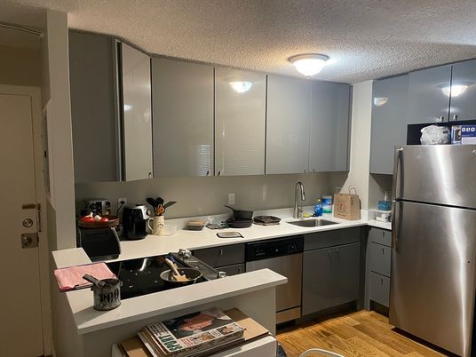 Interior, Kitchen, Wood Texture Flooring