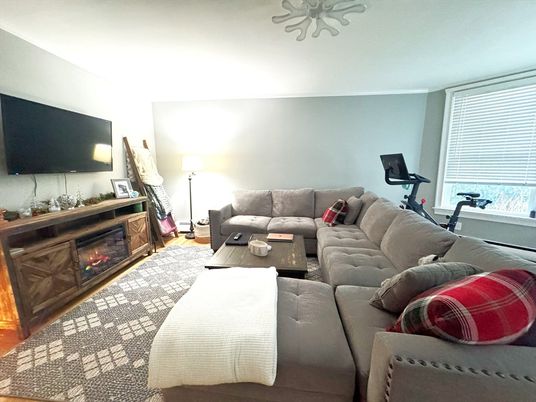 Fireplace, Fitness Equipment, Interior, Living room