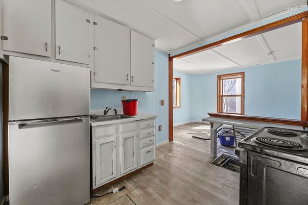 Interior, Kitchen, Wood Texture Flooring