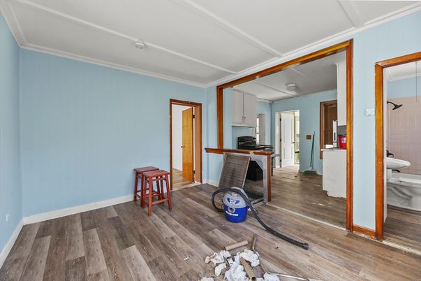 Bathroom, Interior, Wood Texture Flooring