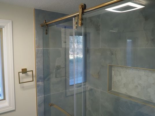 Bathroom, Glass Shower, Interior