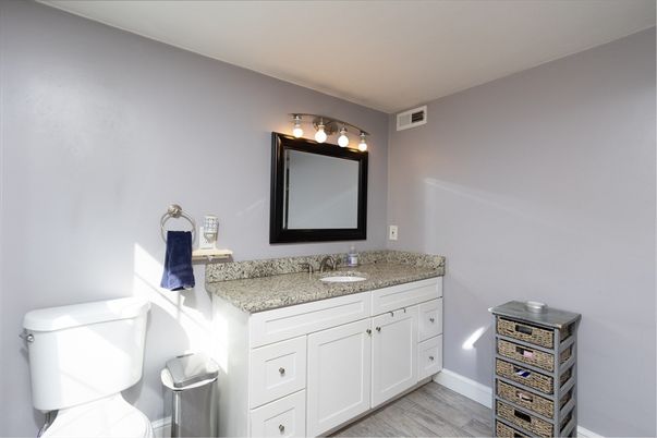 Bathroom, Interior, Wood Texture Flooring