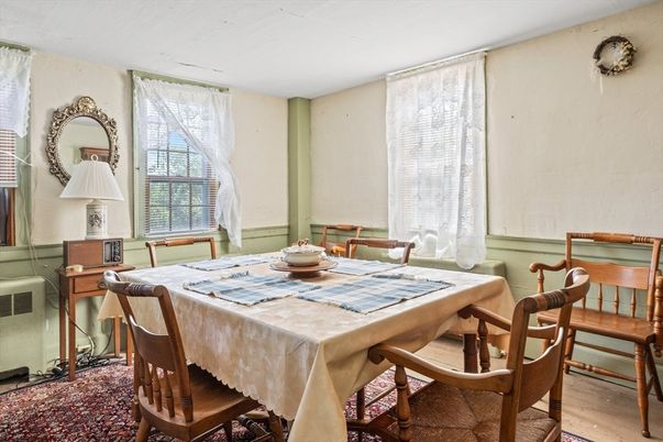 Dining room, Interior, Wood Texture Flooring