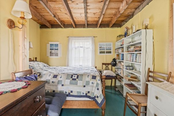 Bedroom, Interior, Wooden Beams, Wooden Ceilings