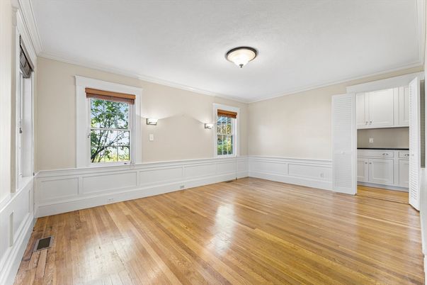 Empty room, Interior, Wood Texture Flooring