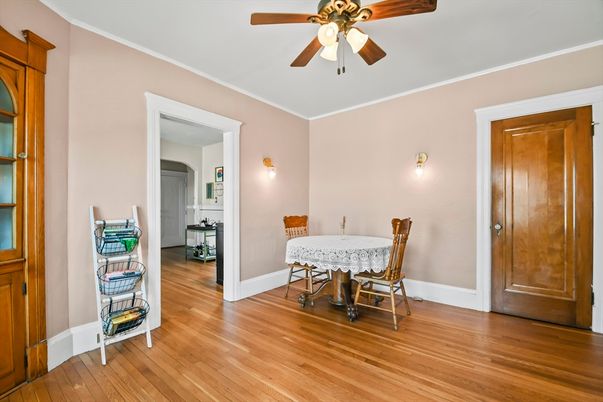 Dining room, Interior, Wood Texture Flooring