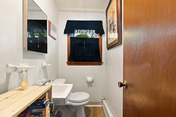 Bathroom, Interior, Wood Texture Flooring