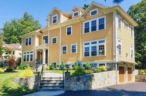 Attached, Exterior, Facade, Rowhouse
