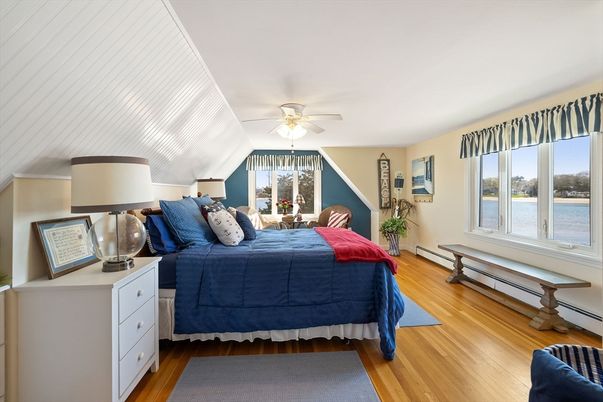 Bedroom, Interior, Water, Wood Texture Flooring