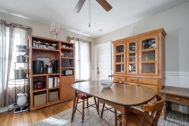 Dining room, Interior, Wood Texture Flooring